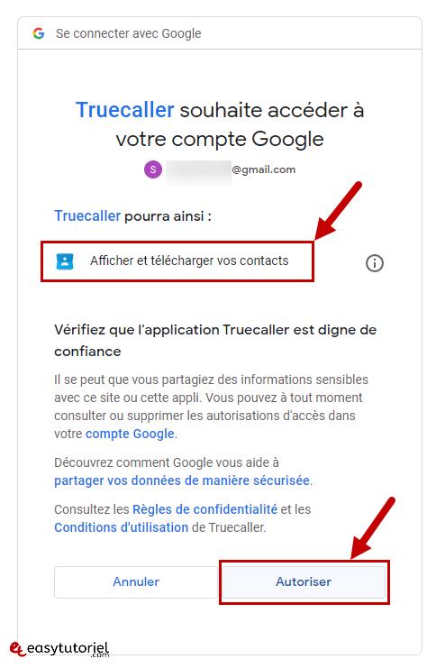 numéro de téléphone du propriétaire 5 autoriser