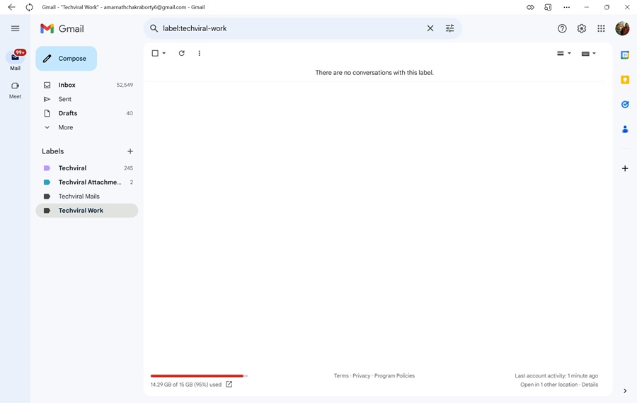 installer Gmail en tant qu'application Web progressive