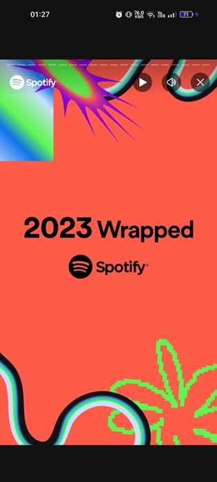 Résumé de Spotify Wrapped 2023