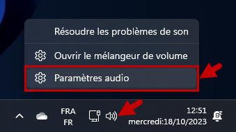 configuration audio de Windows 6 via un câble VB