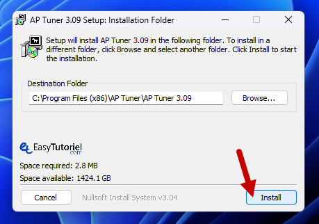 détecter la fréquence d'installation du tuner Windows 2 ap