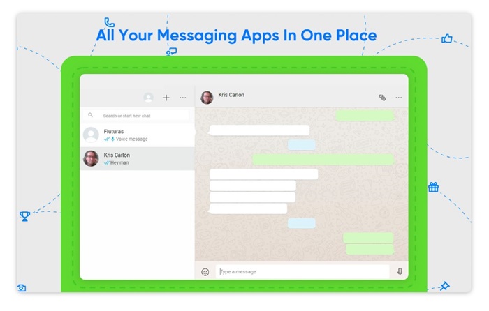 Messagers en ligne dans le chat tout-en-un