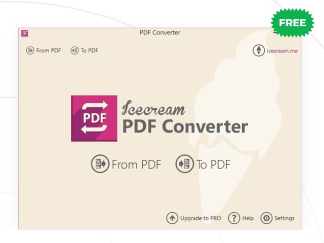 Convertisseur PDF de crème glacée