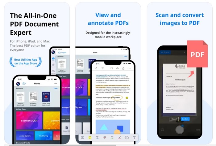 Lecteur PDF – Modifier et numériser des PDF