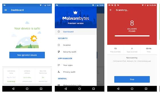 Sécurité Malwarebytes