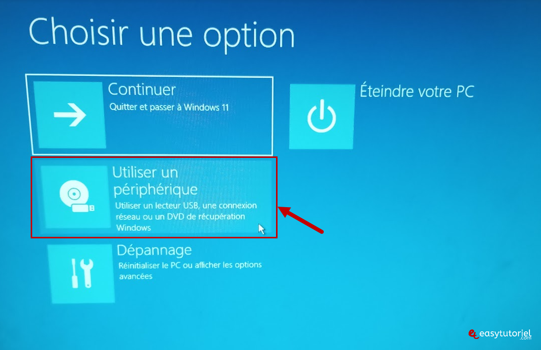 Ubuntu Dual Boot Windows 11 21 utilise un périphérique USB