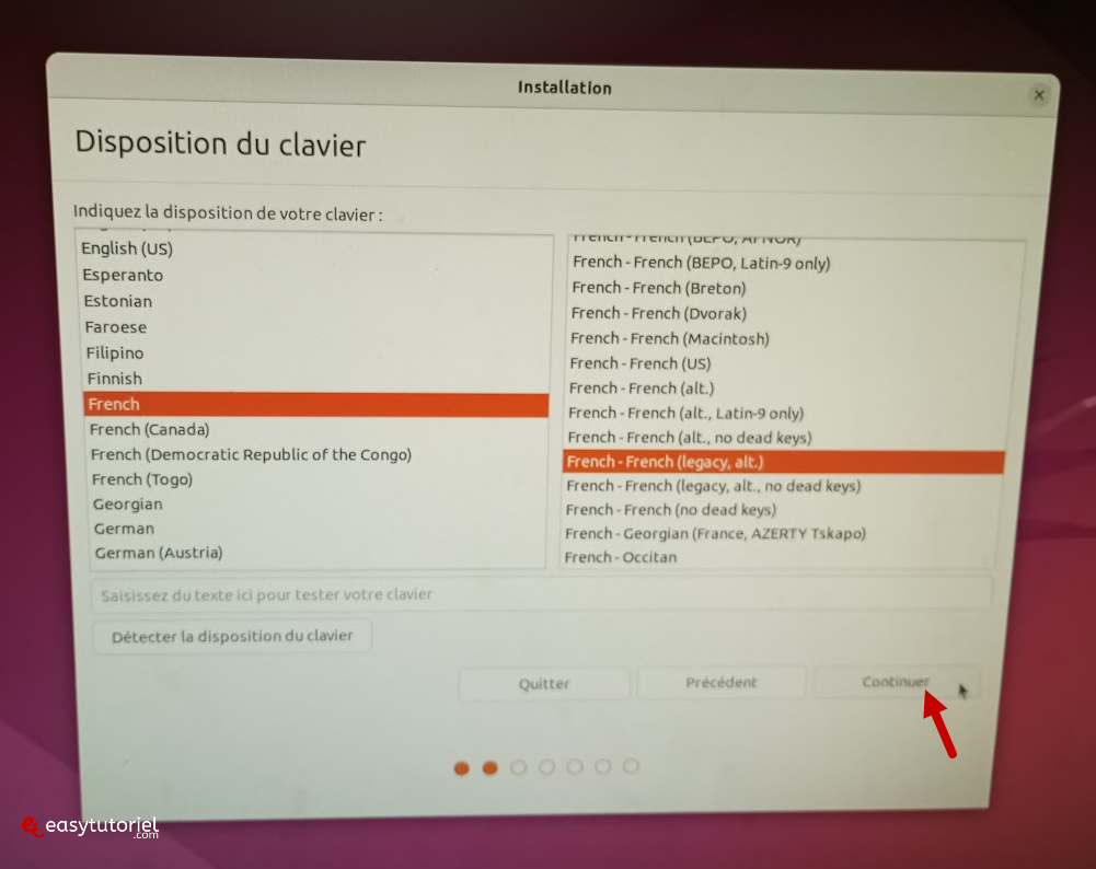 Disposition du clavier Ubuntu Dual Boot Windows 11 25