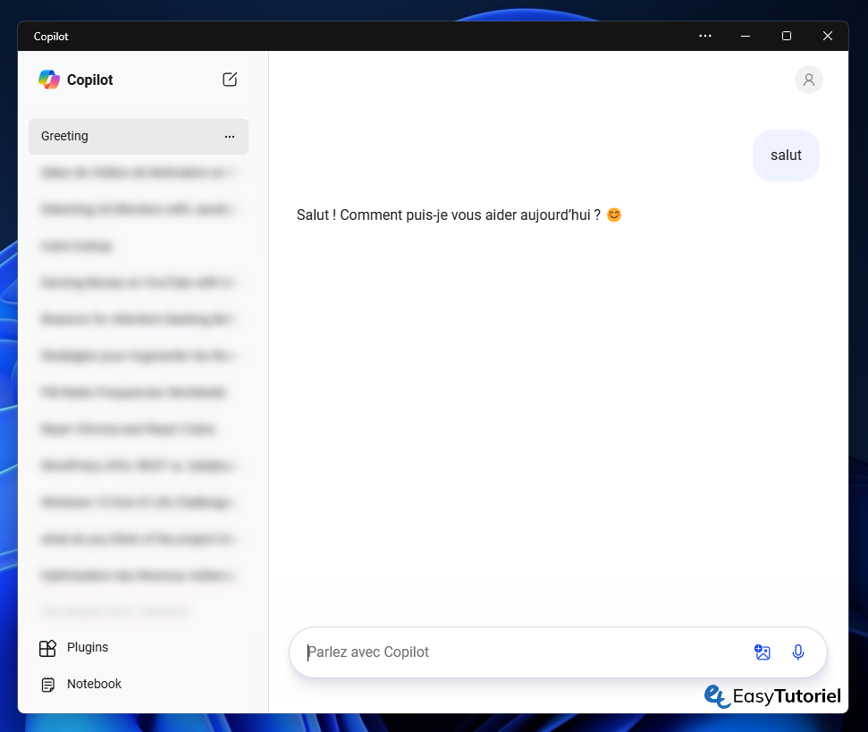 copilote Windows 11