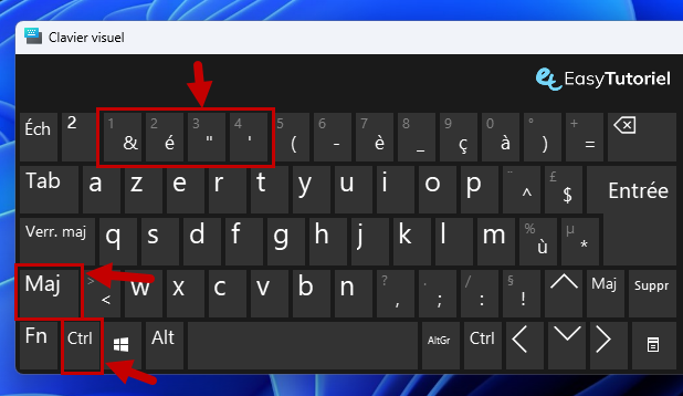 Changement de clavier actuel Taille de l'icône de changement de bureau