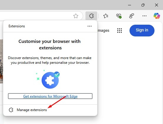 Extension> Gérer les extensions » largeur = »555″ Hauteur = »422″ srcset = »https://techviral.net/wp-content/uploads/2024/10/manalal-urn-on-the-extensions-2.jpg 555w, https://techviral.net/wp-content/uploads/2024/10/manual-urn-onthe-extensions-2-300×228.jpg 300w https://techviral.net/wp-content/uploads/2024/10/manalal-urn-on-the-extensions-2-80×60.jpg 80w » tailles = »(Largeur maximale: 555px) 100vw, 555px »/></p>
<p class=
