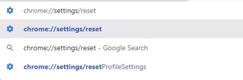 Chrome: // configuration / redémarrage
