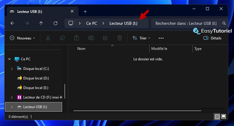 USB CLE Diskpar Windows 6 USB Reader Format