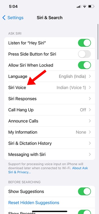 La voix de Siri