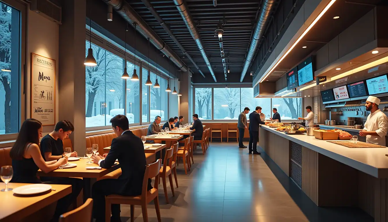 Dubai Futuriste Restaurant avec le chef