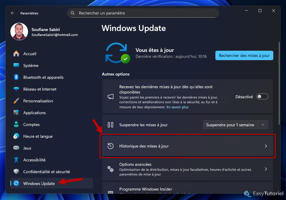 Windows Update Historic