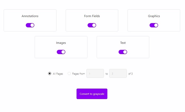 Convertir en niveaux de gris