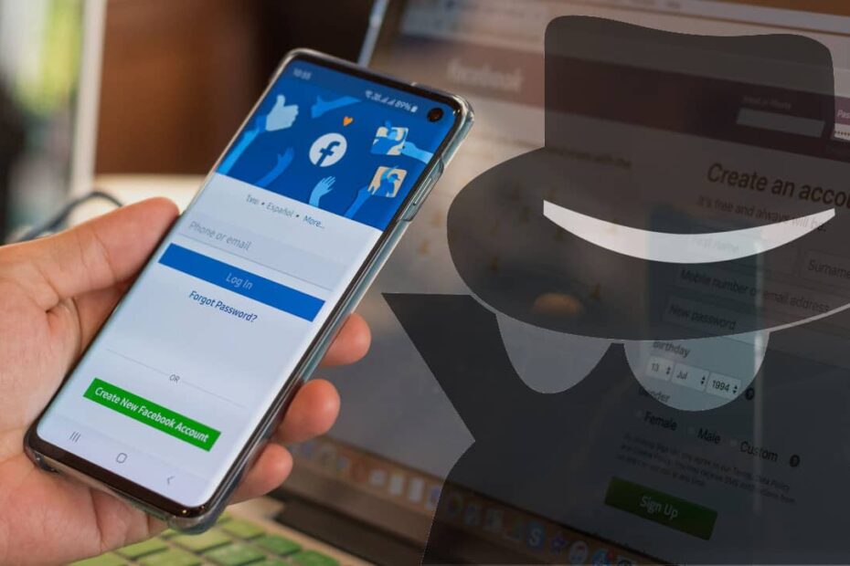 créer un compte Facebook anonyme